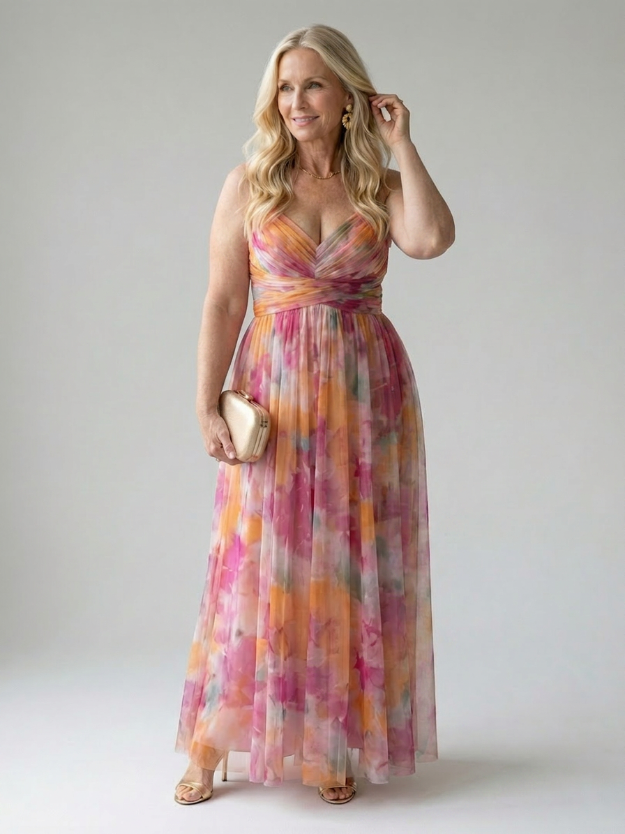 Stella &amp; Grace™ | Zachte Wikkel Maxi Jurk