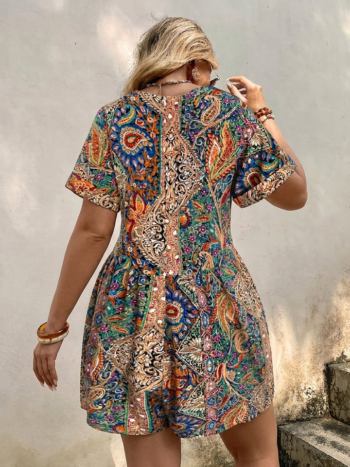 Odette | Tropische Boheemse Jumpsuit