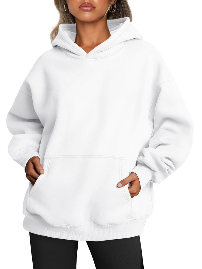 Julia | Oversized hoodie met fleecevoering en buidelzak