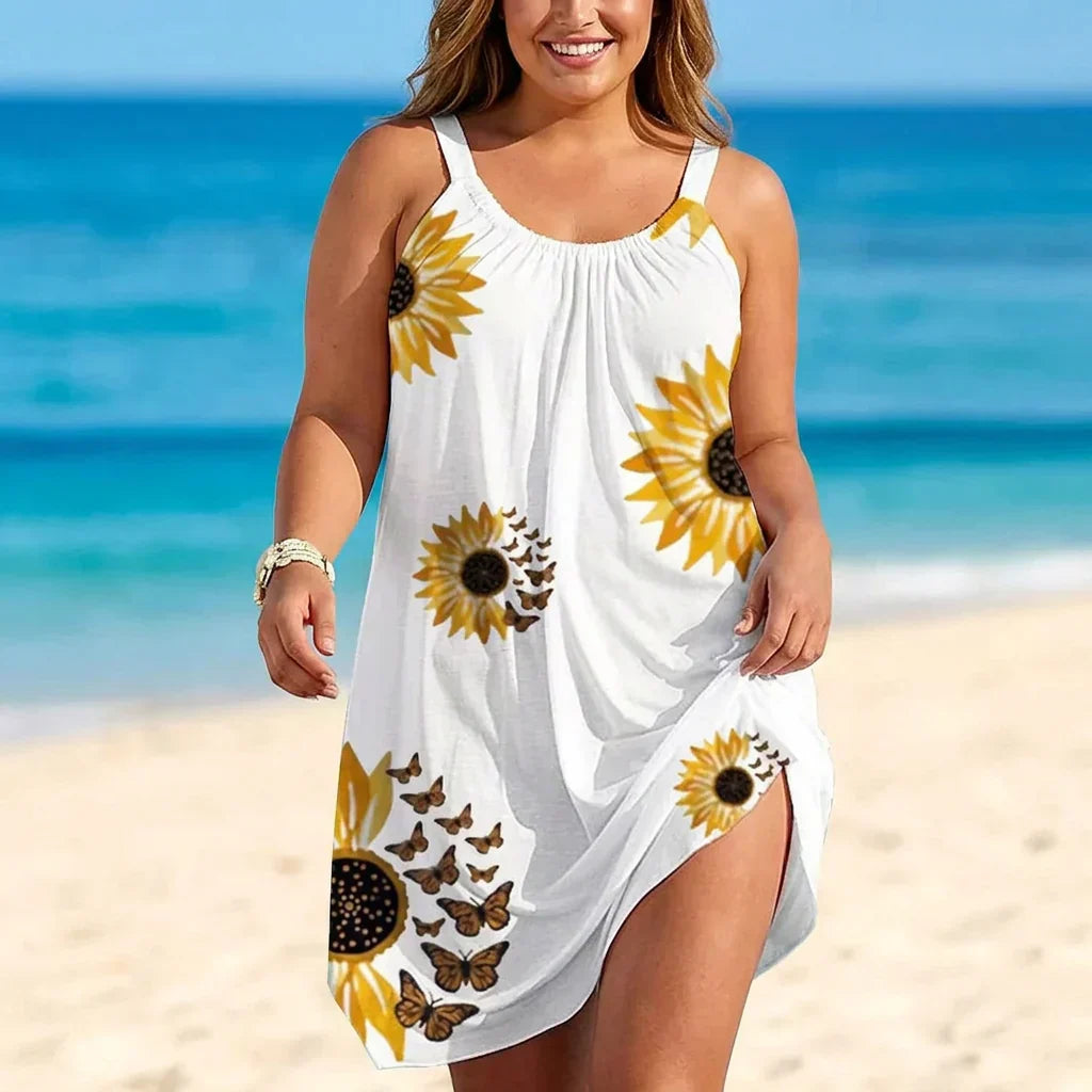 Theodora - Chique Zonnebloem Jurk