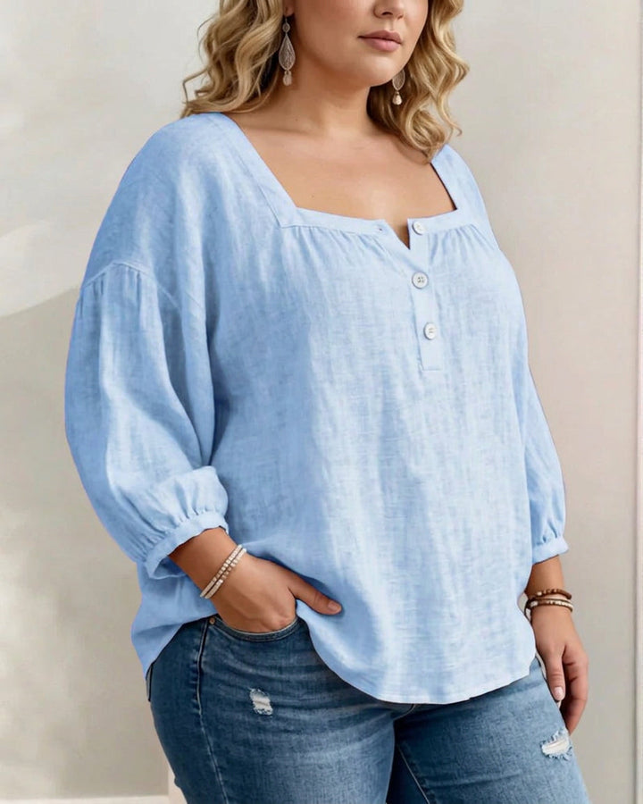 Sigrid | Blouse met Pofmouwen