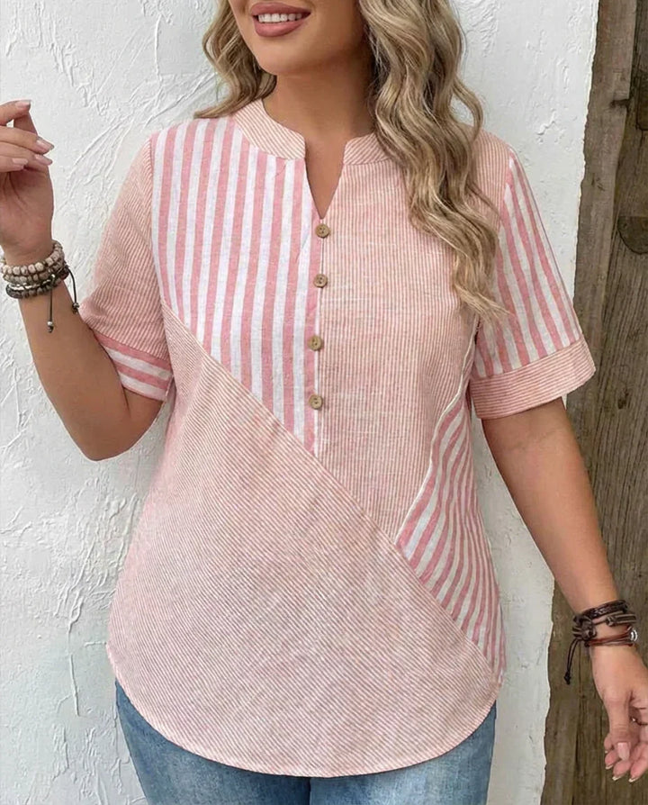 Frankie | Zachte Gestreepte Blouse