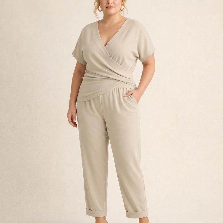 Junia | Elegante Wrap Jumpsuit
