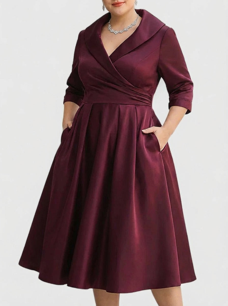 Nerissa - Elegante Midi Jurk