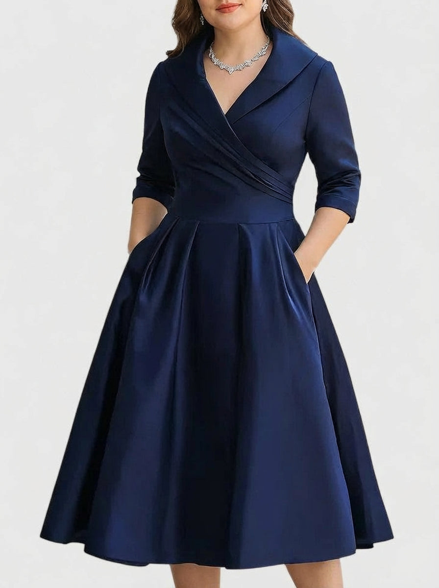 Nerissa - Elegante Midi Jurk