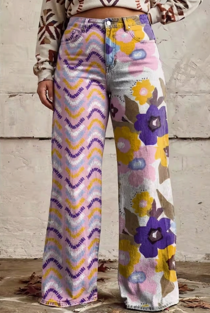 Eleni - Boho Bloemenbroek