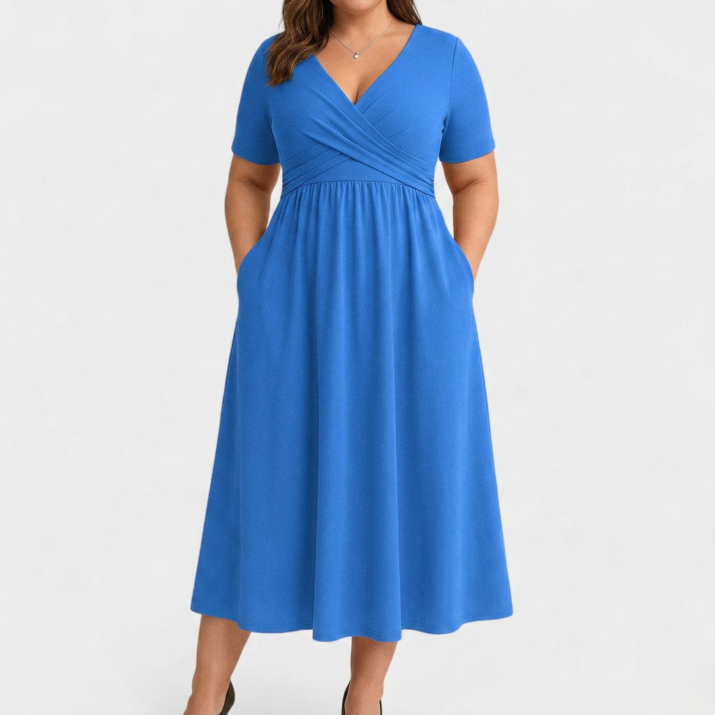 Rosa | Elegante Midi Jurk