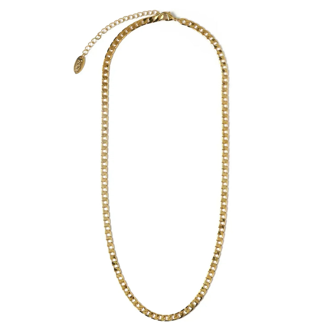 Tova Link Curb Chain Necklace | Goud