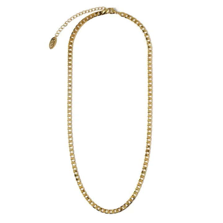 Tova Link Curb Chain Necklace | Goud
