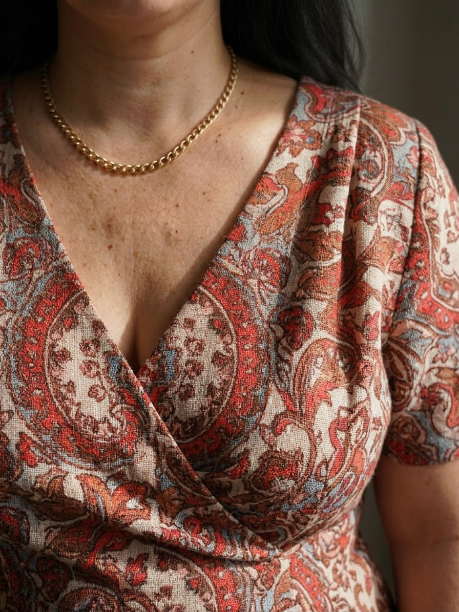 Rosa | Gebalanceerde Midi Jurk