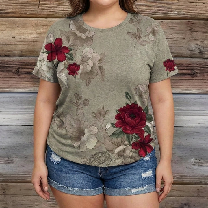Vintage Bloemenprint T-Shirt