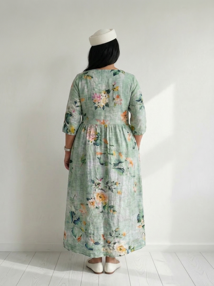 Adair | Zachte Houd Midi Jurk