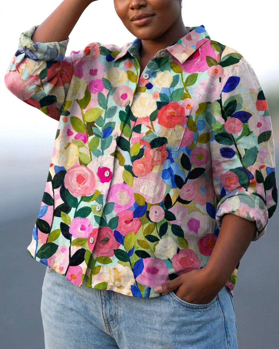 Bria | Bloemenblouse