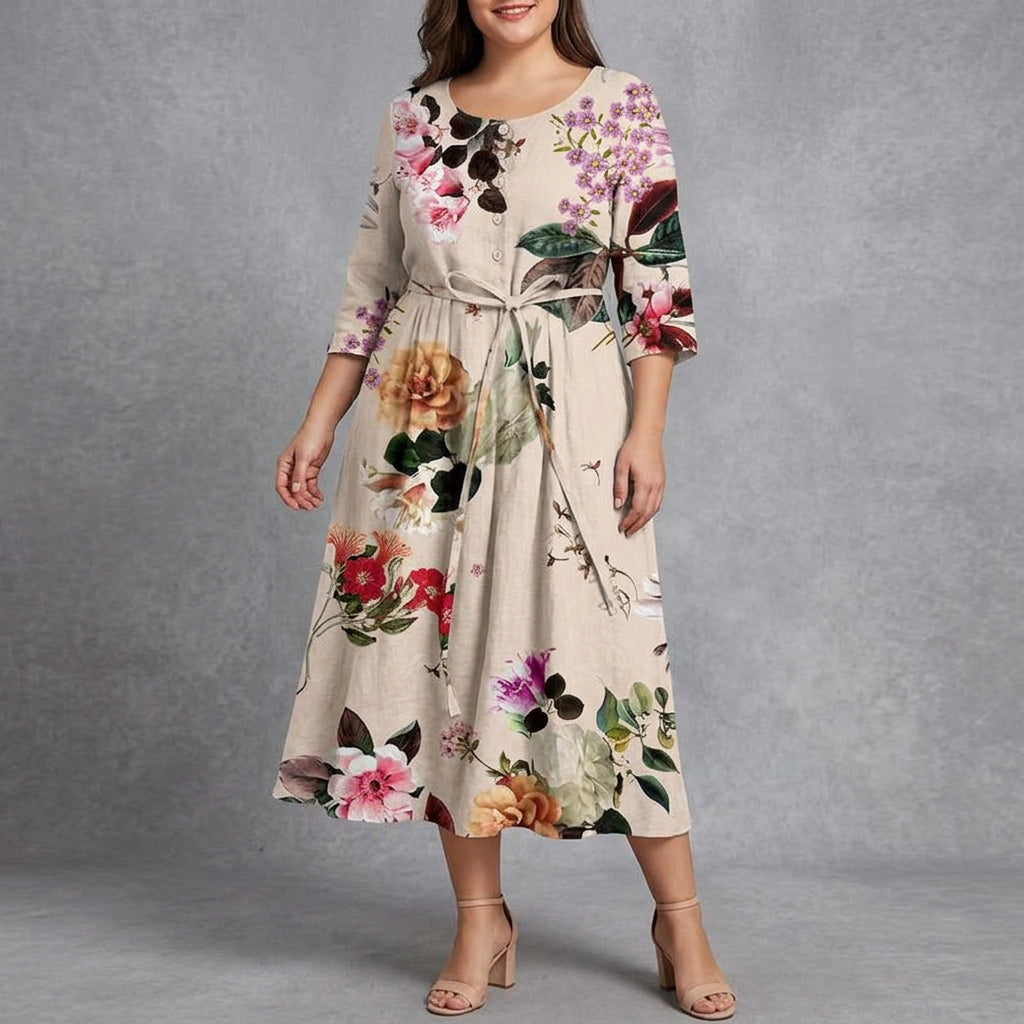 Verity | Elegante Bloemenjurk