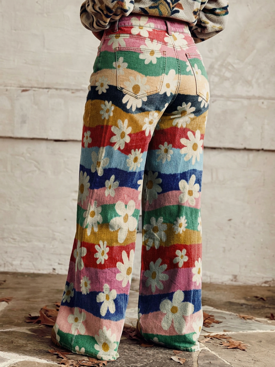 Maeve - Elegante Bloemenbroek