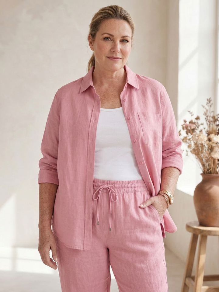 Paloma | Langsleeve Shirt Tapered Broek Set