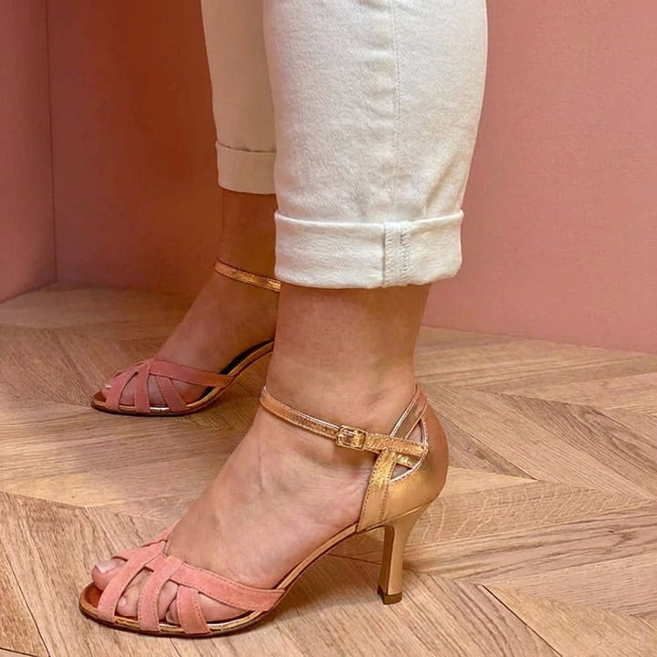 HOGE HAK SANDALEN MET BANDJES