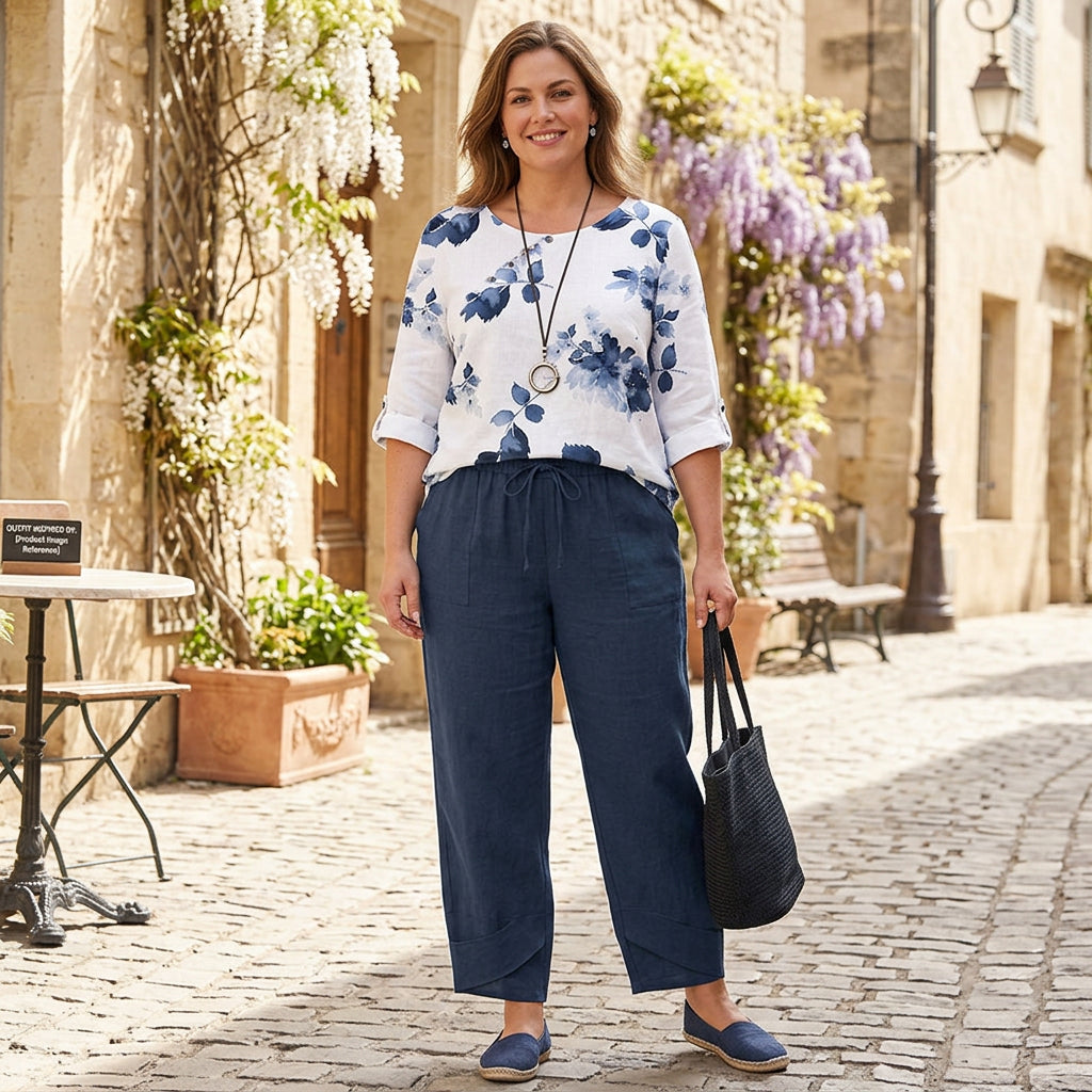 Esmé Geprinte Set: Moeiteloze Dagelijkse Comfort