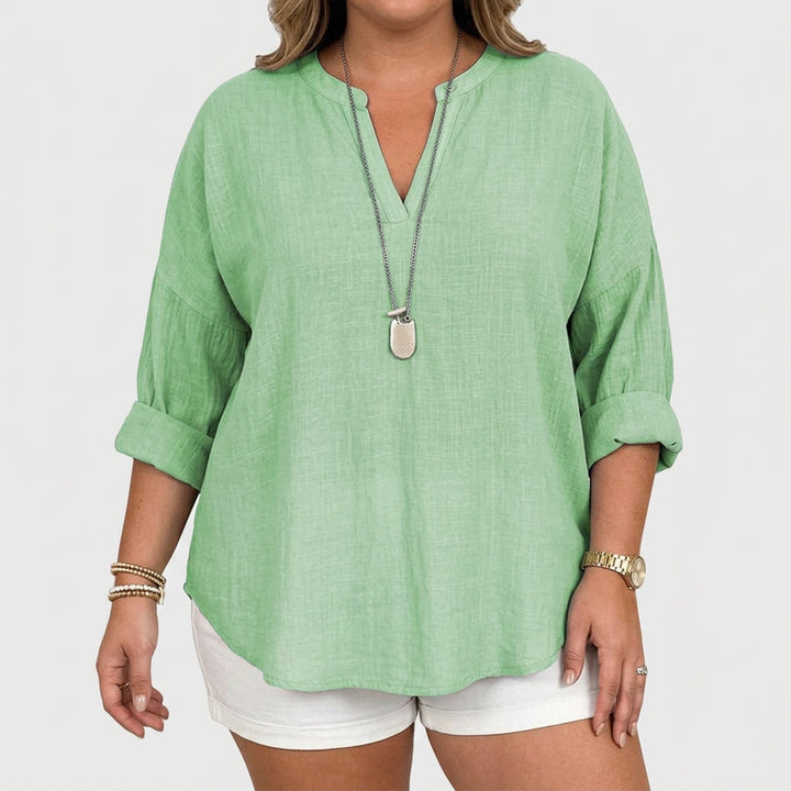 Katya | Vloeiende Elegante Strandshirt