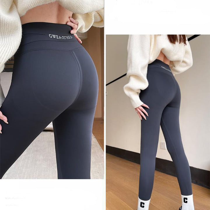 Dikke gevoerde thermo legging met hoge taille
