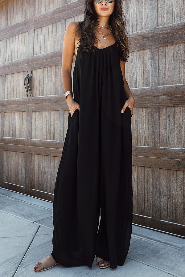 Anneliese - Klassieke Silhouette Met Zakjes Jumpsuit