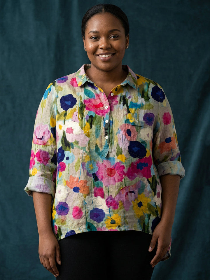 Bria | Bloemenblouse