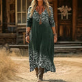 Bonnie | Vintage-geïnspireerde Lange Mouwen Casual Jurk