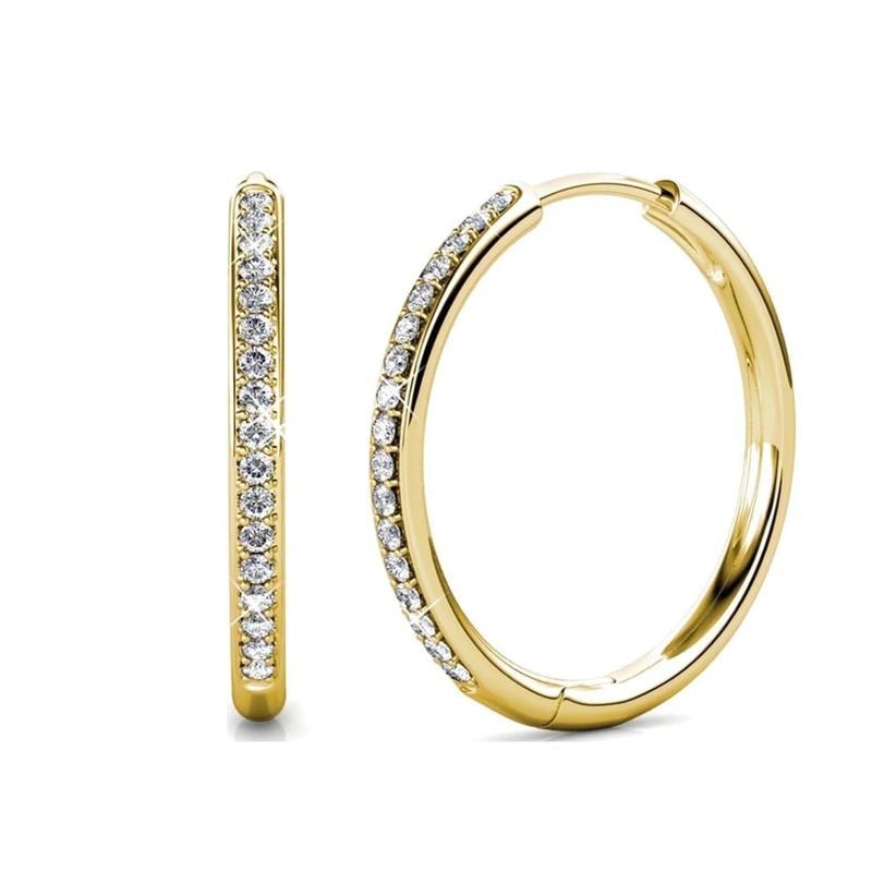 Livia Pave Oorbellen | Goud