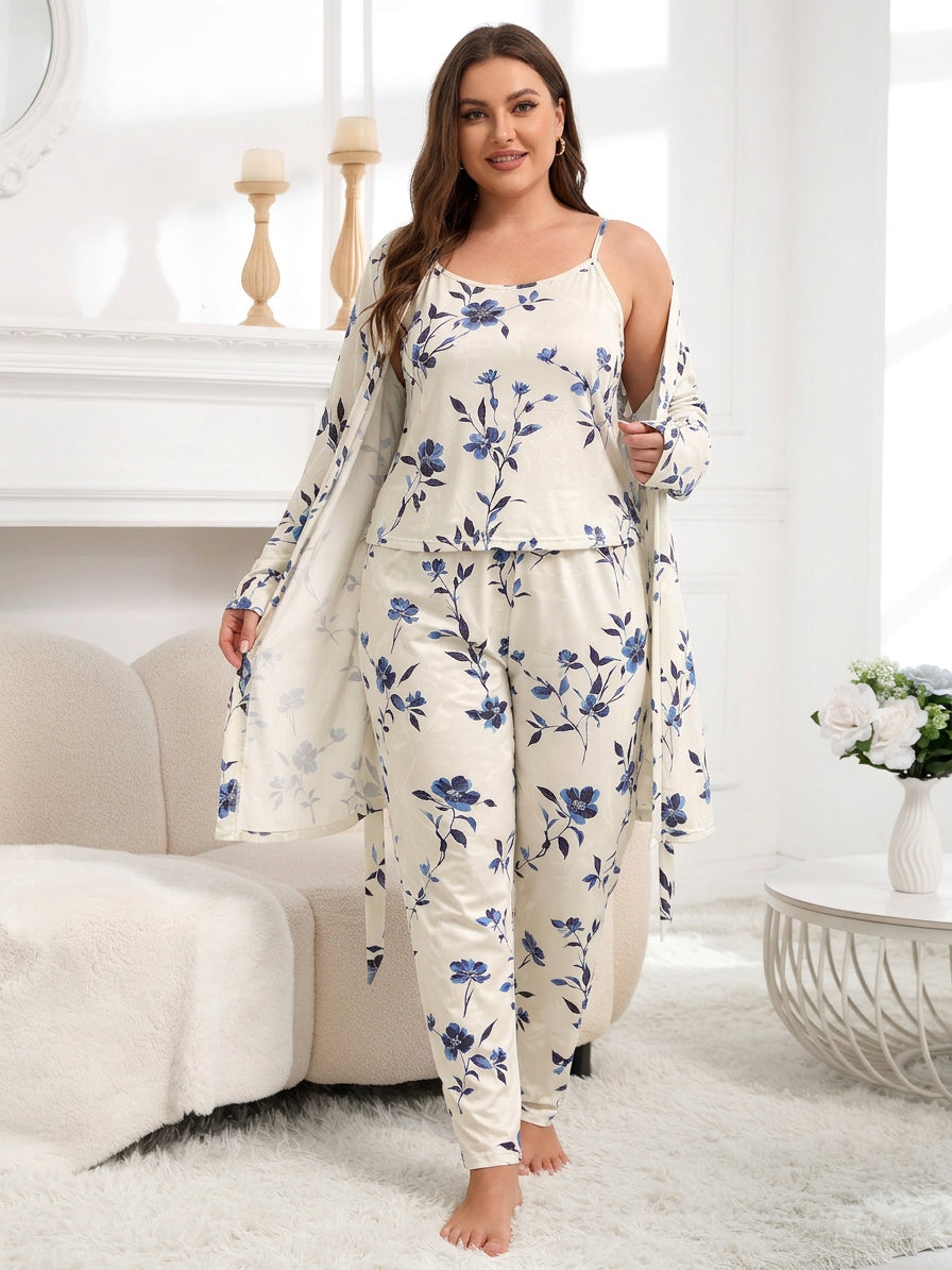 Nadya | Vintage Bloemen Pyjama Set