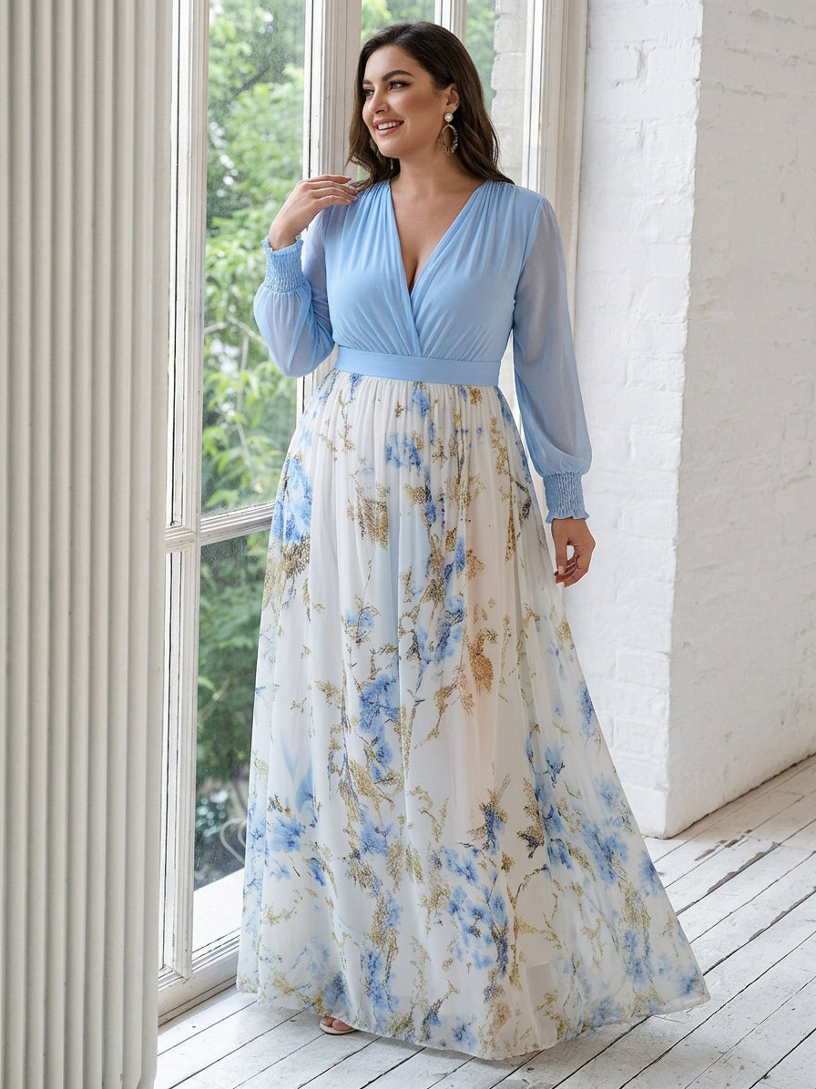 Alessia | Mooie Maxi Jurk met Bloemenprint