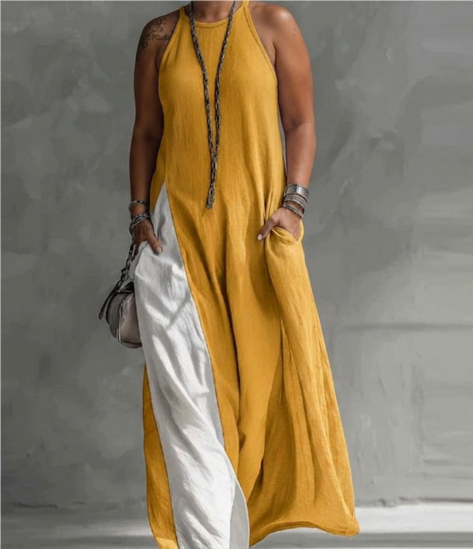 Persephone Off-Shoulder Jurk: Moderne Elegantie met Gemak