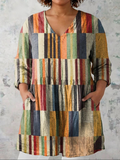 Lael | Lange Blouse met V-hals