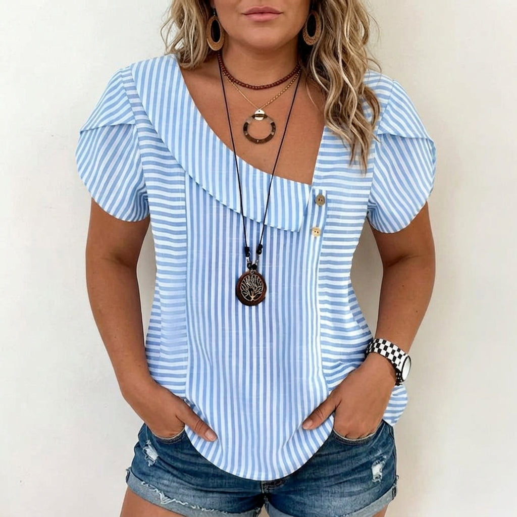 Dilys | Casual Gestreepte Blouse
