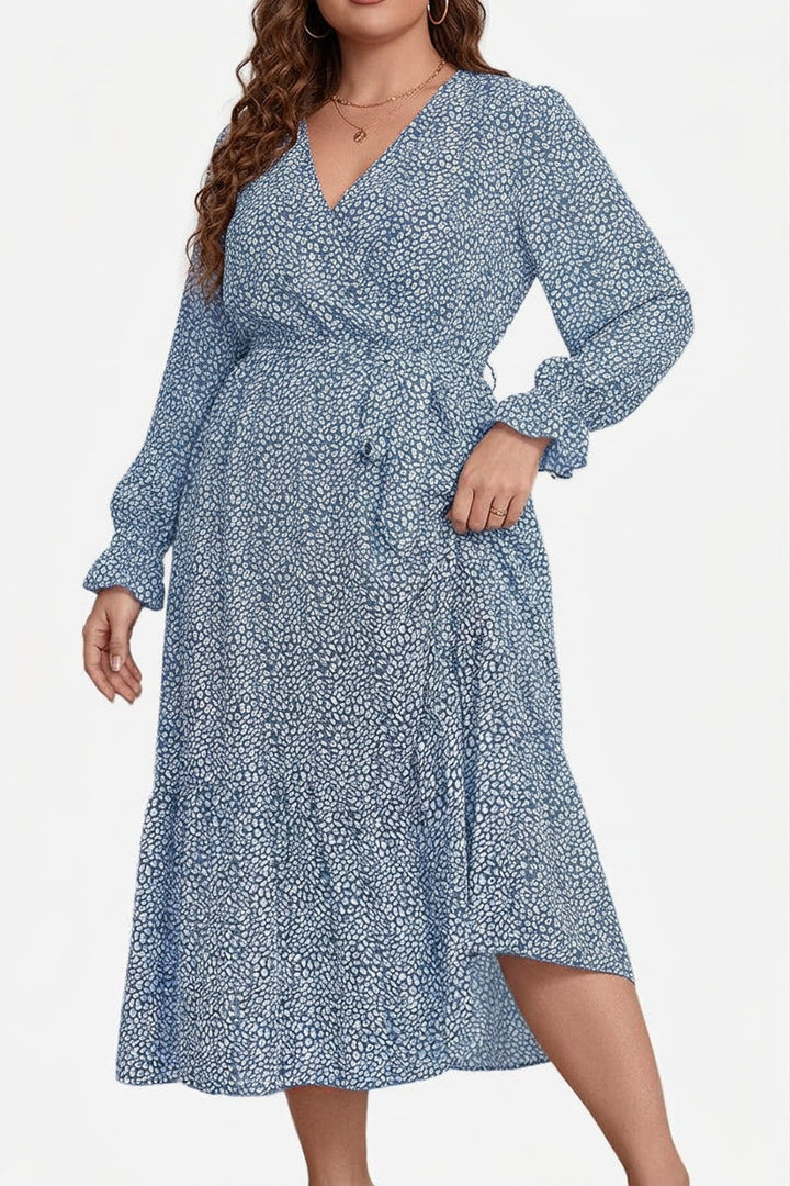 Zaina - Bloom Wrap Midi Jurk