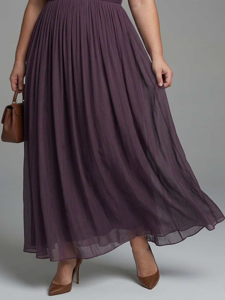 Belen | Maxi-jurk met Gathered Taille en Sleuf