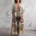 Ondine | Butterfly Bloom Maxi Jurk