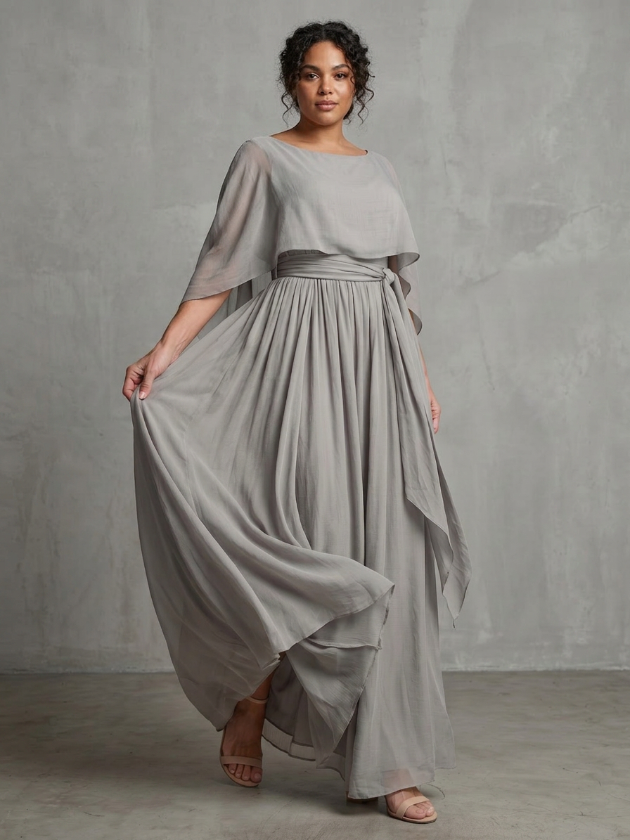 Rui | Laaggedrape Koude Schouder Top Brede Pantalon Set