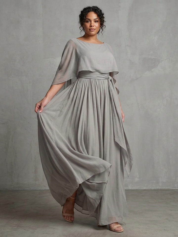 Rui | Laaggedrape Koude Schouder Top Brede Pantalon Set