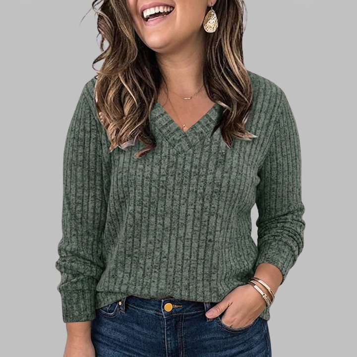Opaline | V-Hals Lange Mouwen Top