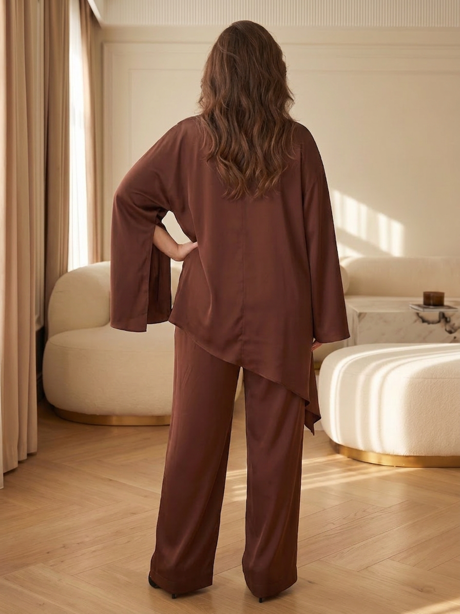 Maia | Flow Tuniek Wijde Pantalon Set