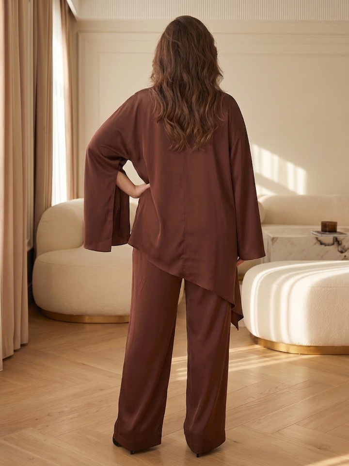 Maia | Flow Tuniek Wijde Pantalon Set