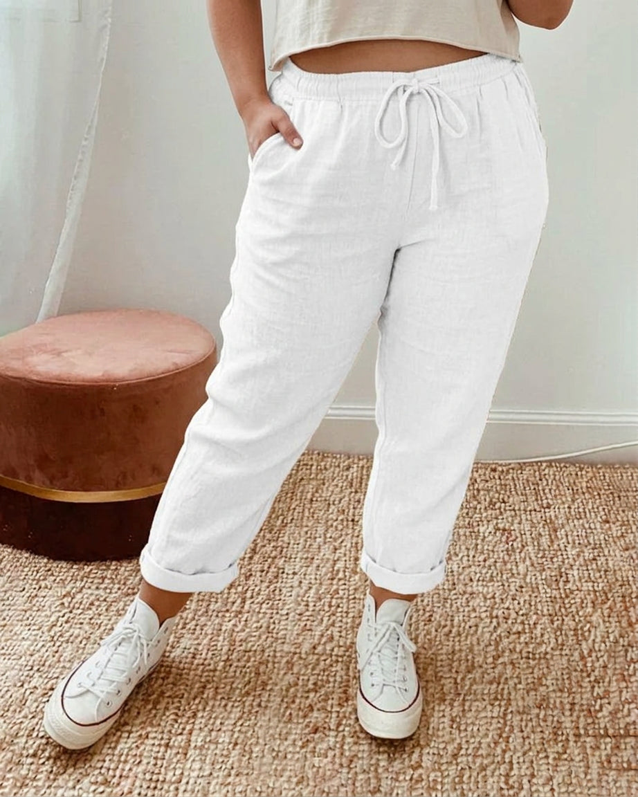 Noa | Casual &amp; Elegante Taillebandbroek