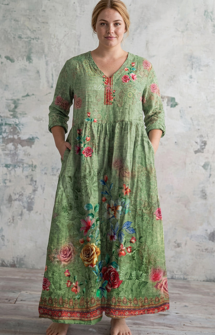 Layla | Garden Grace Maxi Jurk