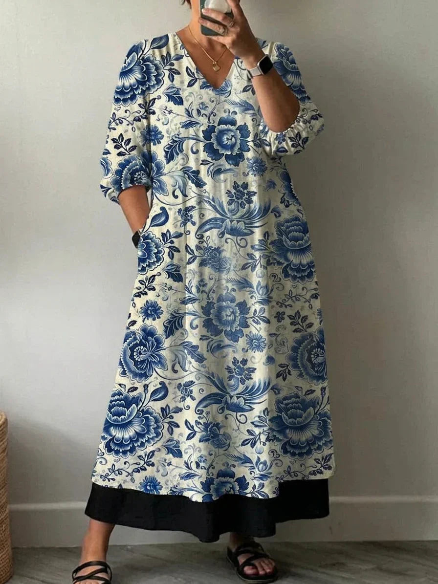 Elegante Jurk met Mia Print
