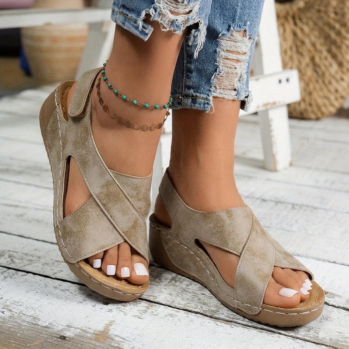 Orla | Wedge Sandalen