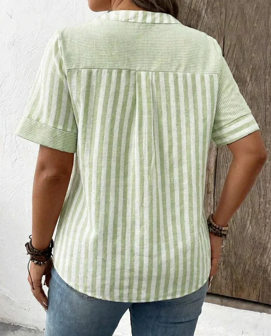 Frankie | Zachte Gestreepte Blouse