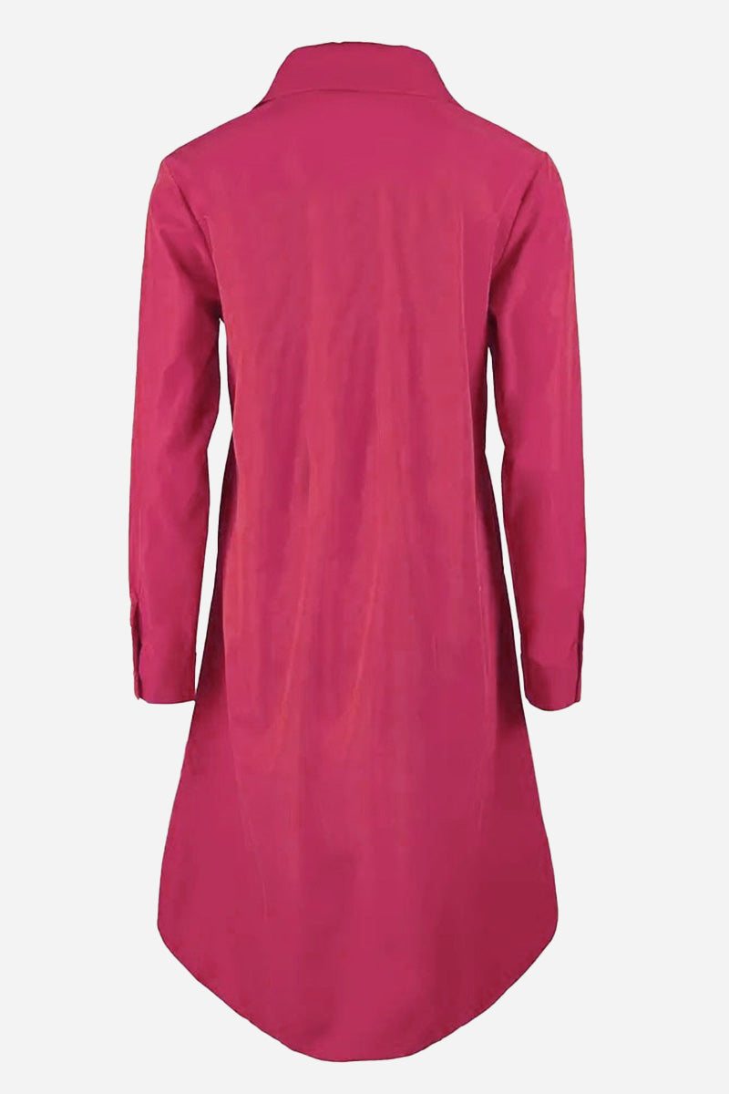 Edith - Lange Shirt-Stijl Jurk