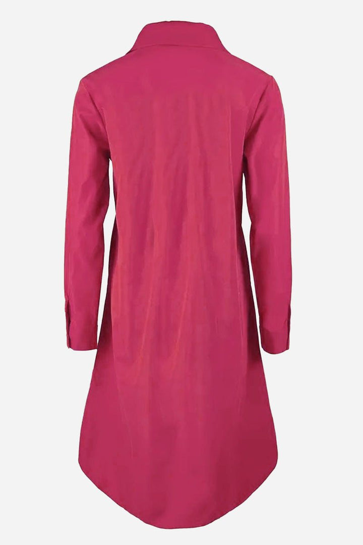 Edith - Lange Shirt-Stijl Jurk