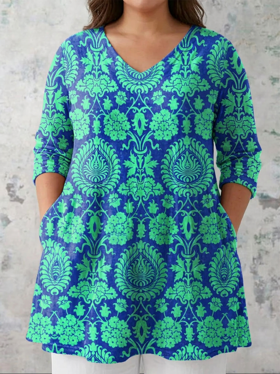 Juniper | Lange Blouse met V-hals