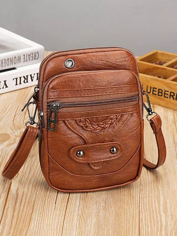 Liora - Vintage Leren Schoudertas
